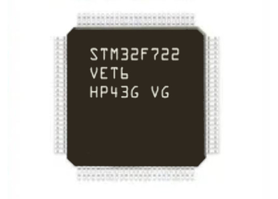 32BIT 하나의 핵 STM32F722VET6 512KB 마이크로컨트롤러 IC LQFP100 고성능