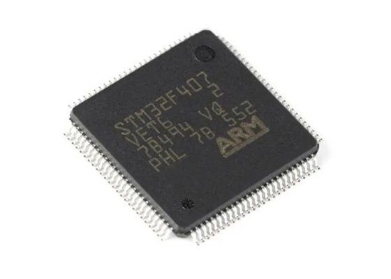 512Kbytes 집적 회로 칩 STM32F407VET6 168MHz 팔 외피 M4 핵심 100LQFP