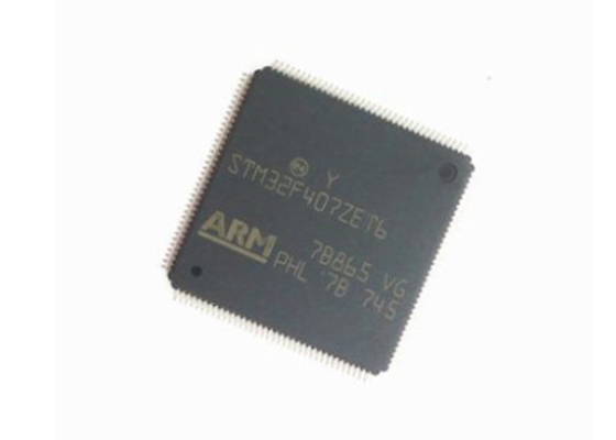 32-비트 마이크로컨트롤러 IC STM32F407ZET6 무기 Cortex-M4 MCU 512KB 순간 LQFP144 패키지