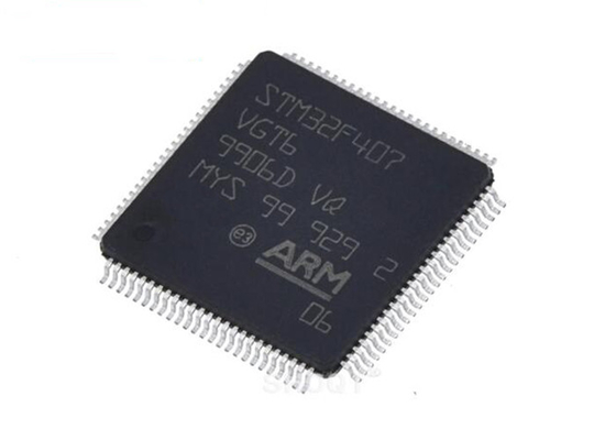 플래쉬 메모리 LQFP100 하나의 핵의 마이크로컨트롤러 IC STM32F407VGT6 1 메가바이트
