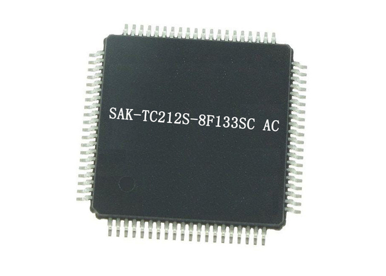 집적 회로 칩 SAK-TC212S-8F133SC AC 133MHz 3.3V 마이크로컨트롤러 IC TQFP-80