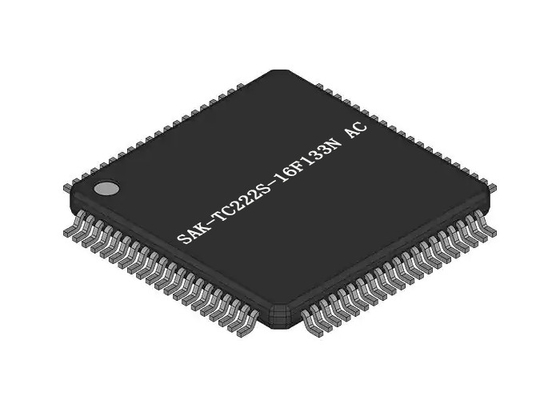 집적 회로 칩 SAK-TC222S-16F133N AC 80-TQFP 노출된 패드 마이크로컨트롤러 IC