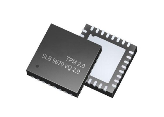 전자 집적 회로 SLB9670VQ2.0 TPM 사령선 VQFN32 표면 부착
