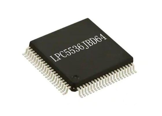 64TQFP LPC5536JBD64 집적 회로는 150MHz 256KB 순간 마이크로컨트롤러 칩을 자릅니다