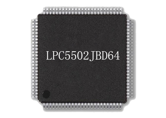 집적 회로 칩 LPC5502JBD64 96MHz 마이크로컨트롤러 칩 HTQFP64 표면 부착