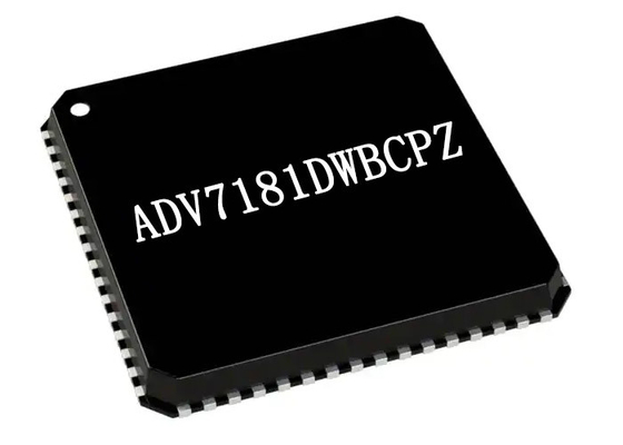 ADV7181DWBCPZ 10Bit 10-채널 다중 포맷 비디오 디코더와 RGB 도형 계수화 장치