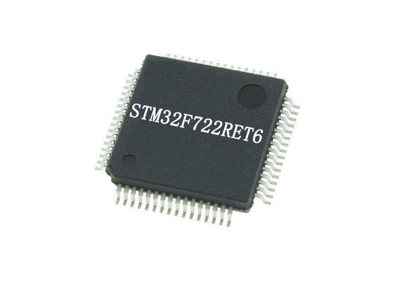 IC은 STM32F722RET6 무기 Cortex-M7 마이크로컨트롤러 IC 64-LQFP 패키지를 자릅니다