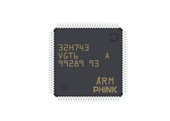 하나의 핵 32 비트 MCU STM32H743VGT6 팔 외피 M7 MCU 순간 1MB RAM