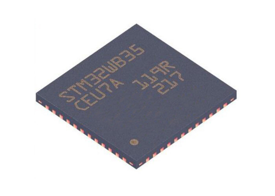 마이크로컨트롤러 MCU STM32WB35CEU7A 무선 송수신기 IC 48UFQFN 듀얼 코어 IC 칩