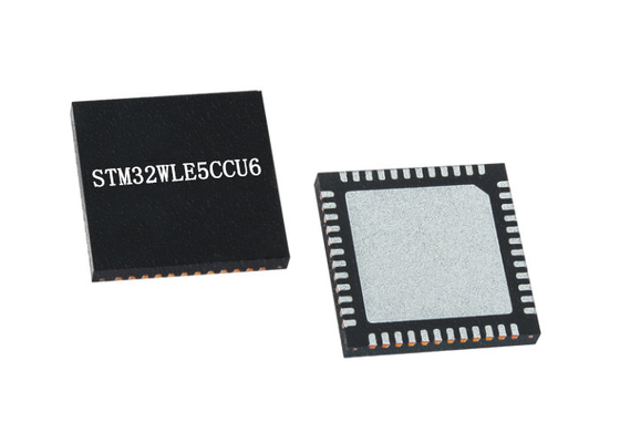 STM32WLE5CCU6 256 킬로바이트 순간 무선 송수신기 IC 48-UFQFN 표면 부착