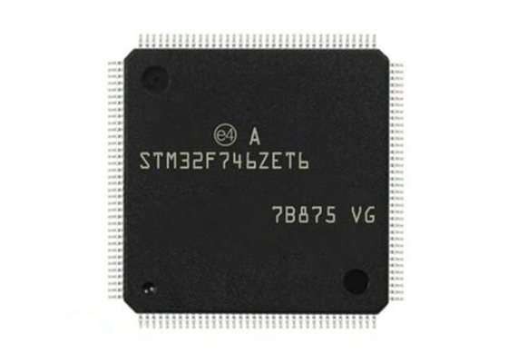216MHz 마이크로컨트롤러 MCU STM32F746ZET6 마이크로컨트롤러는 144LQFP 팔 외피 맥스를 자릅니다
