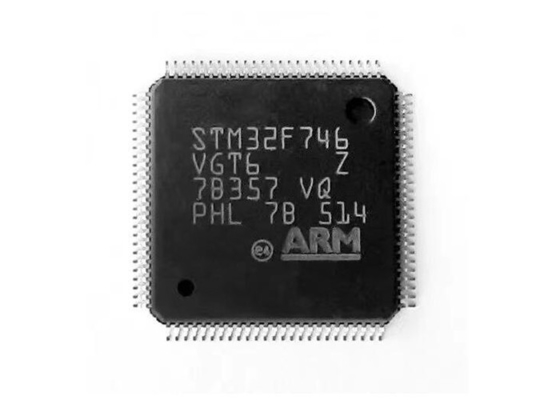 하나의 핵 STM32F746VGT6 마이크로컨트롤러 MCU 100LQFP 216MHz 마이크로컨트롤러 칩