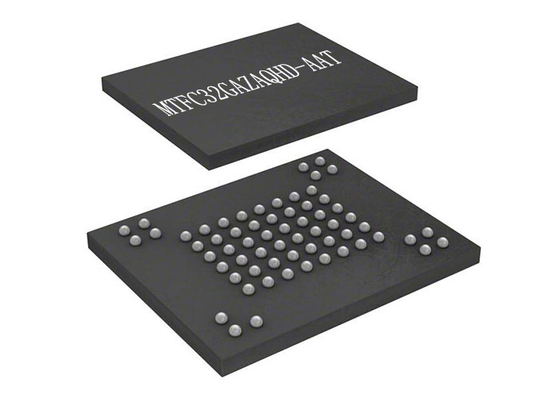 200MHz MTFC32GAZAQHD-AAT 플래시 NAND 메모리 칩 153VFBGA 집적 회로 칩