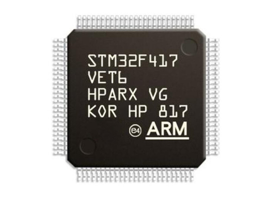 하나의 핵 STM32F417VET6 마이크로컨트롤러 MCU 100LQFP 팔 Cortex-M4 512KB 플래시