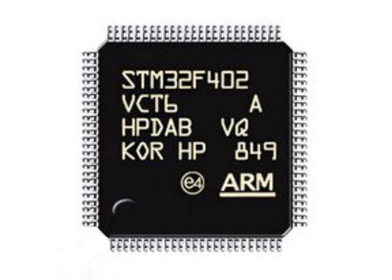 STM32F402VCT6 마이크로 컨트롤러 MCU 고성능 ARM 코텍스-M4 코어 LQFP100 패키지