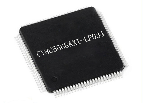 칩 100TQFP 위의 67MHz 마이크로컨트롤러 MCU CY8C5668AXI-LP034 프로그램 가능한 시스템