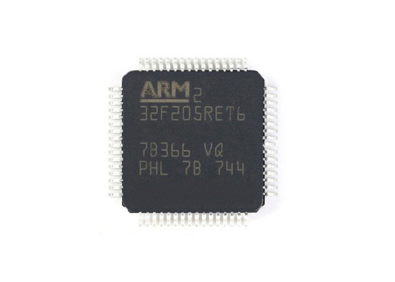 마이크로컨트롤러 MCU IC STM32F205RET6 플래시 64-LQFP 패키지 표면 부착