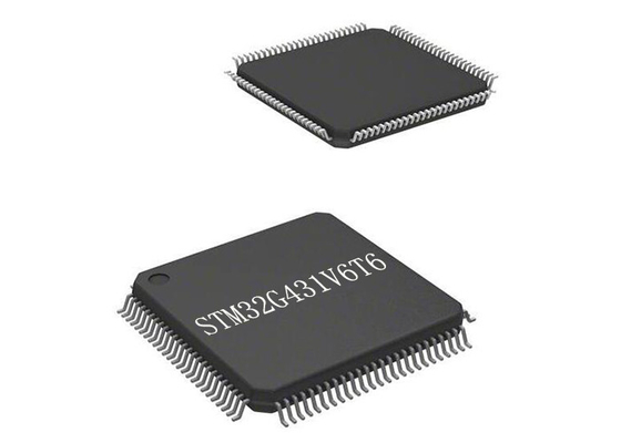 170MHz 마이크로컨트롤러 MCU STM32G431V6T6 마이크로컨트롤러 IC 100LQFP 하나의 핵