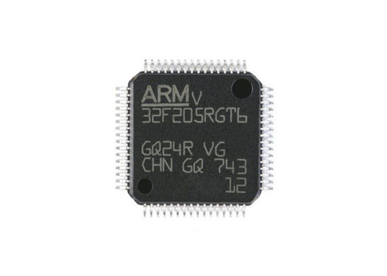 마이크로컨트롤러 MCU STM32F205RGT6 32-비트 단일코어 120MHz 64-LQFP 패키지