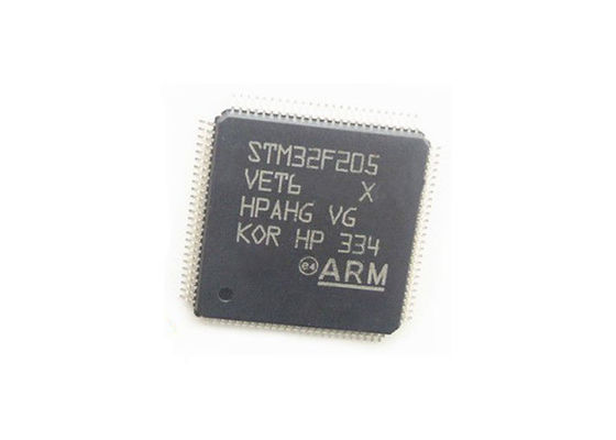 STM32F205VET6 마이크로컨트롤러 MCU 32비트 싱글 코어 120MHz 및 16개 스트림 DMA