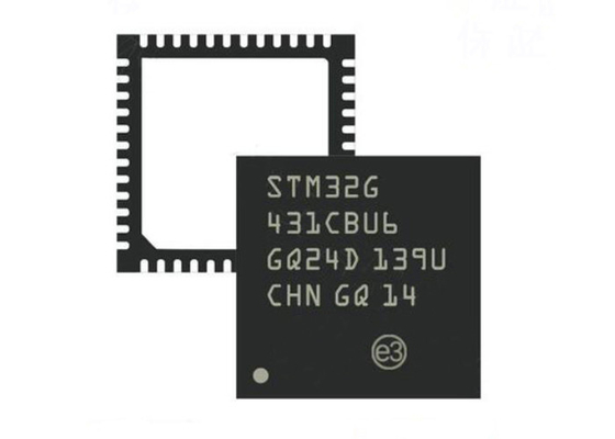 마이크로컨트롤러는 STM32G431CBU6 128KB 순간 마이크로컨트롤러 MCU 170MHz IC 칩을 자릅니다