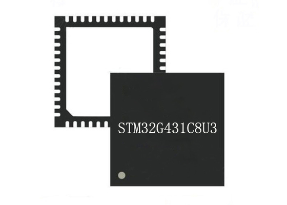 마이크로컨트롤러 MCU STM32G431C8U3 48UFQFN 32Bit 하나의 핵 마이크로컨트롤러 칩