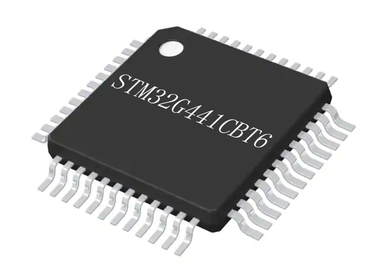 STM32G441CBT6은 마이크로컨트롤러 170 마하즈 128 킬로바이트 순간 48-lqfp를 끼워 넣었습니다