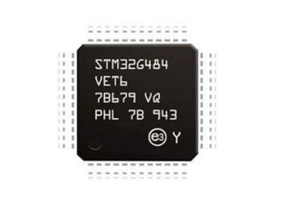 마이크로컨트롤러 IC STM32G484VET6 100LQFP 하나의 핵 마이크로컨트롤러 칩 170MHz