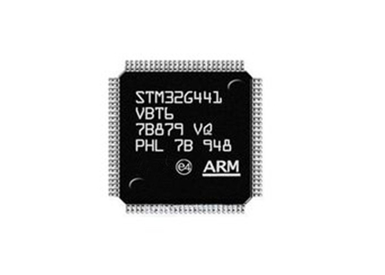 100-LQFP STM32G441VBT6 팔 Cortex-M4 단일코어는 마이크로컨트롤러 IC을 끼워 넣었습니다