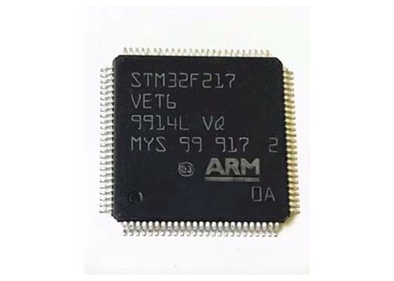 STM32F217VET6 32-비트 512KB 순간 100-LQFP는 마이크로컨트롤러 IC을 끼워 넣었습니다