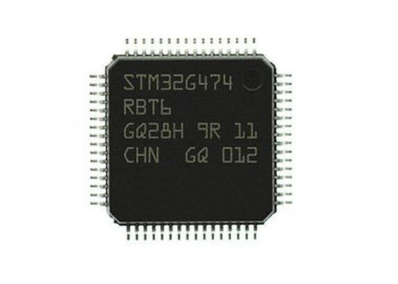 마이크로컨트롤러 MCU STM32G474RBT6 마이크로컨트롤러 칩 LQFP64 170MHz 하나의 핵