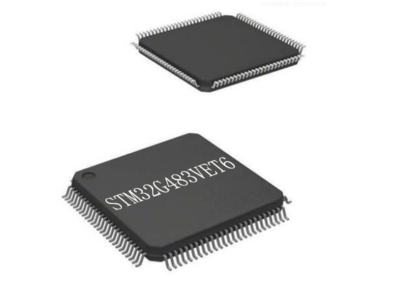 하나의 핵 STM32G483VET6 마이크로컨트롤러 MCU 100LQFP 32Bit RISC 핵심 512KB 플래시