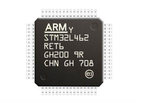 마이크로컨트롤러 MCU STM32L462RET6 32Bit RISC 핵심 마이크로컨트롤러 IC 64LQFP 저 소비 전력