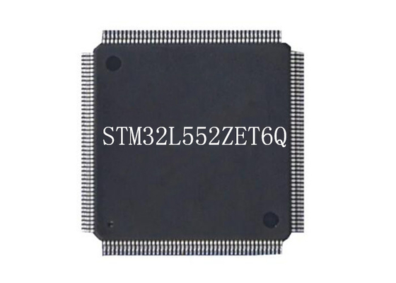 144-LQFP STM32L552ZET6Q 마이크로컨트롤러 MCU 110MHz 팔 Cortex-M33 마이크로컨트롤러 IC