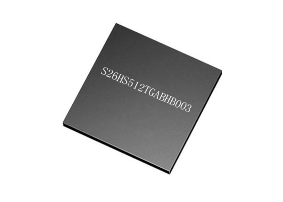 IC 칩 24-VBGA 표면 부착 S26HS512TGABHB003 200MHz도 또한 플래쉬 메모리 IC