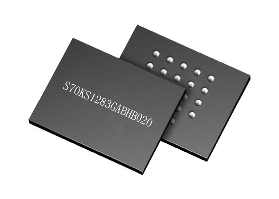 전자 집적 회로 S70KS1283GABHB020 200MHz 35 나노 초 퍼슈도스태틱 메모리 메모리용 IC