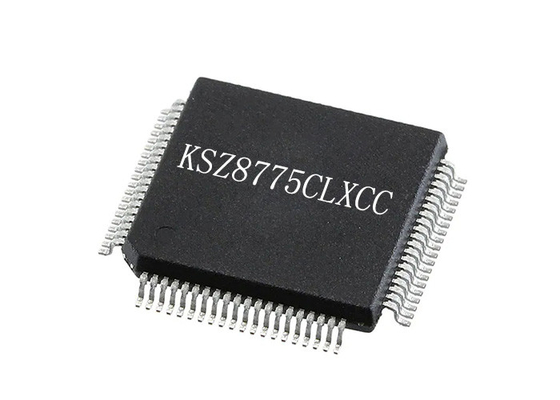 집적 회로 칩 KSZ8775CLXCC는 5Port 이서네트 스위치 IC 80-lqfp를 통합했습니다