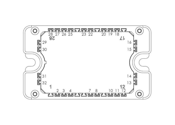 자동차 IGBT 모듈 MSCSM70VM19C3AG Mosfet 배열 샤시 트랜지스터 탑재