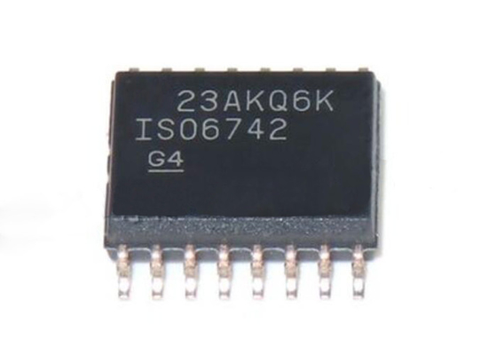 집적 회로 칩 ISO6742DWR 50Mbps 쿼드 채널 디지털 절연체 16-soic