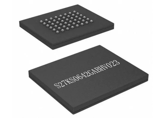 S27KS0642GABHV023 ICs 칩 준에스램 메모리용 IC 64Mbit 히페뷔스 200 마하즈