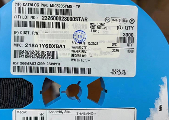 MIC5205YM5-TR 150mA 저잡음 LDO 전압 조절기 IC SOT-23-5 표면 부착
