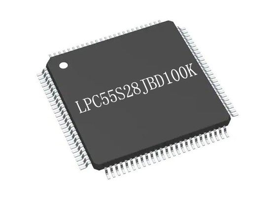 LPC55S28JBD100K 마이크로컨트롤러 MCU 100-LQFP 팔 Cortex-M33 마이크로컨트롤러 칩
