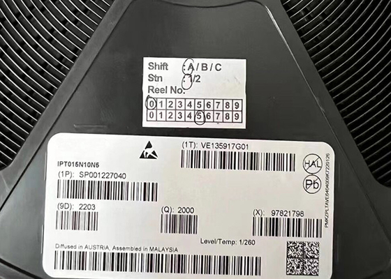 n채널 IPT015N10N5 100V 파워 트랜지스터 8-PowerSFN 집적 회로 칩