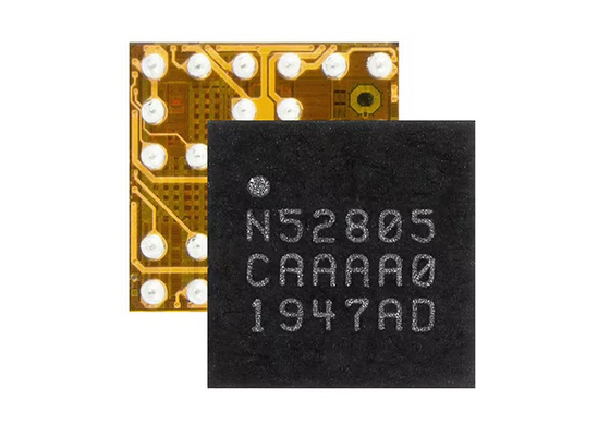 BT 저 에너지 IC NRF52805-CAAA-R7 2.4GHz 2Mbps 무선 송수신기 IC 표면 부착