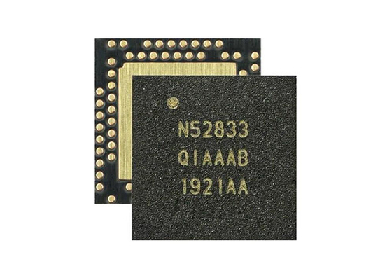 다중 프로토콜  BT 5.3 SOC IC NRF52833-QIAA-B-R7 2.4GHz BT 저 에너지