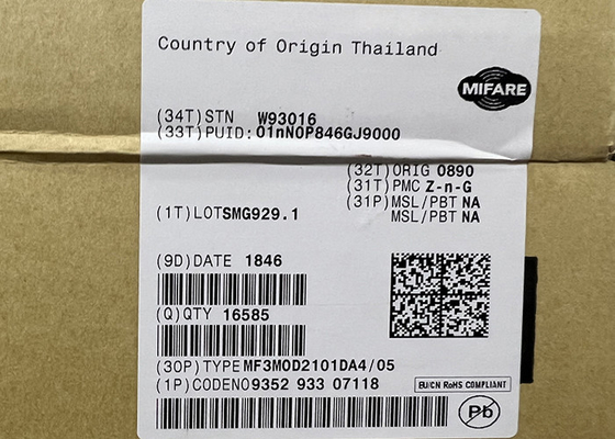 RFID 자동응답기 IC MF3MOD2101DA4/05 13.56MHz RF 접근 감시 ICs