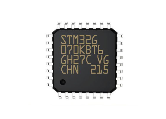 STM32G070KBT6 64MHz 클럭 속도와 64KB 플래시 메모리를 가진 32비트 마이크로 컨트롤러 MCU