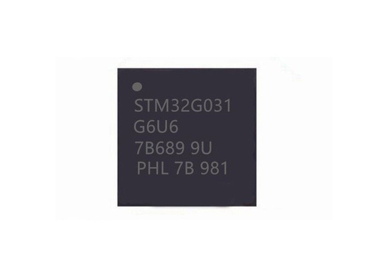 STM32G031G6U6 마이크로컨트롤러 MCU 하나의 핵 64MHz 28-ufqfn