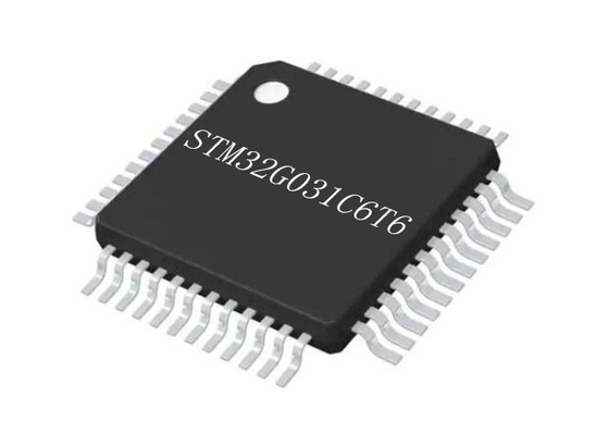 32Bit 하나의 핵 마이크로컨트롤러는 STM32G031C6T6 48-LQFP 마이크로컨트롤러 MCU를 자릅니다