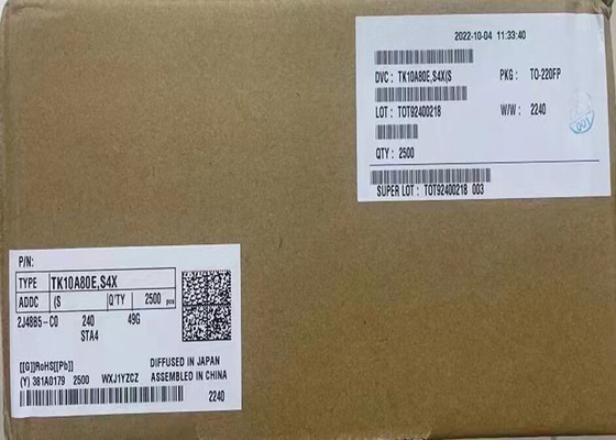 통합 회로 칩 TK10A80E N 채널 MOSFET 800 V 10A 트랜지스터